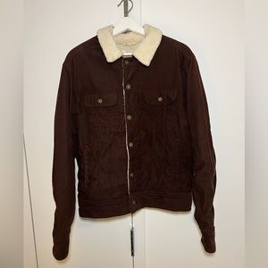 Rag & Bone Bomber Jacket, Size L, Corduroy with sherpa lining, Great condition